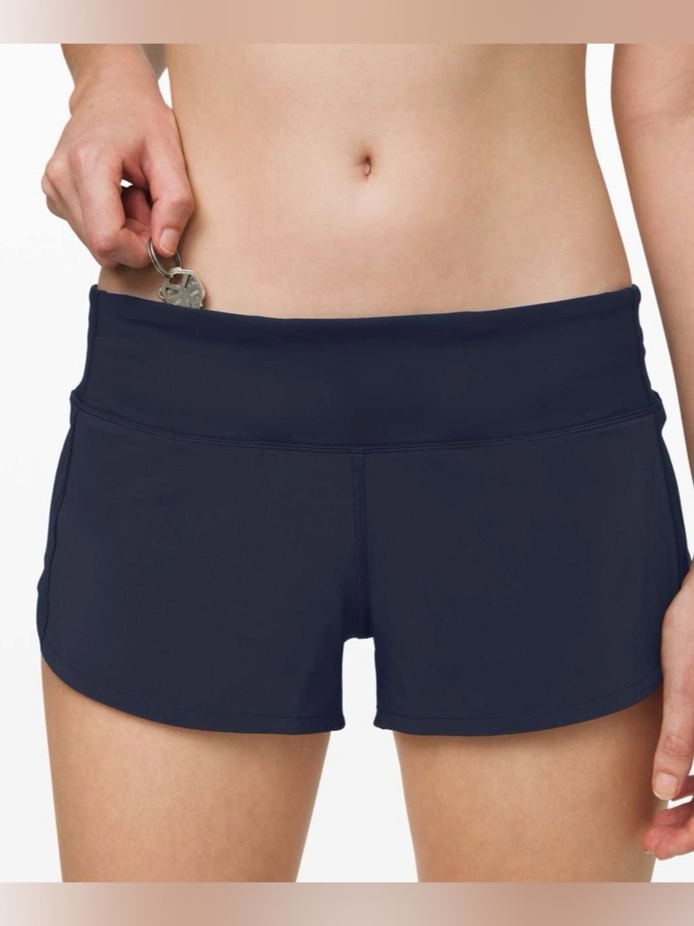 Lululemon Speed Up Short, 2.5" Inseam, True Navy, Size 8